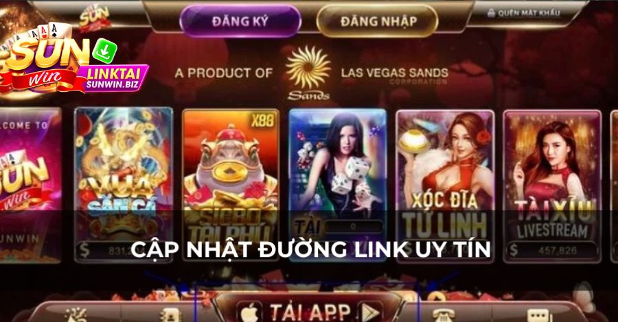 Dùng link uy tín để tải app Sunwin