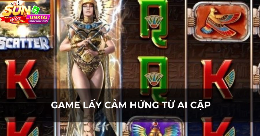 Các biểu tượng trong game lấy cảm hứng từ vùng đất Ai Cập 