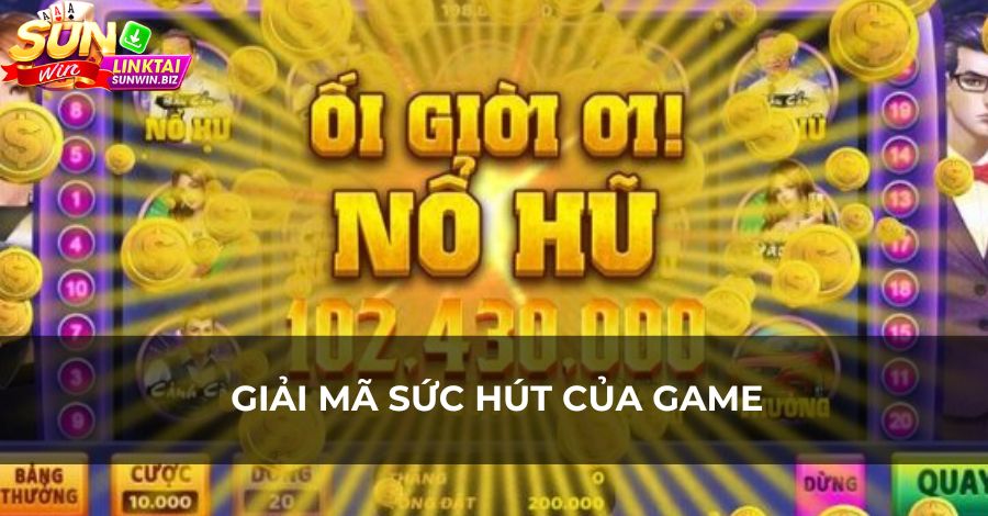 Sức hút của trò chơi nổ hũ bóng đêm Sunwin